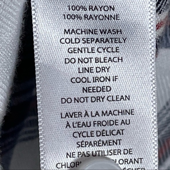 Beachlunchlounge Plaid Flannel Long Sleeve Button Down Top - Picture 6 of 6